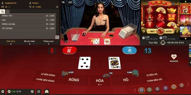 Tính điểm Dragon - Tiger cực kỳ đơn giản